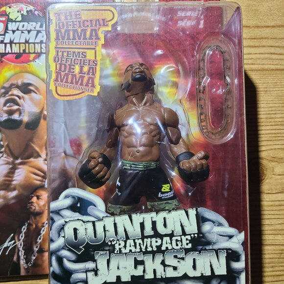 Quinton "Rampage" Jackson Round 5 MMA Series 1 Figure (NEW) - Picture 2 of 3